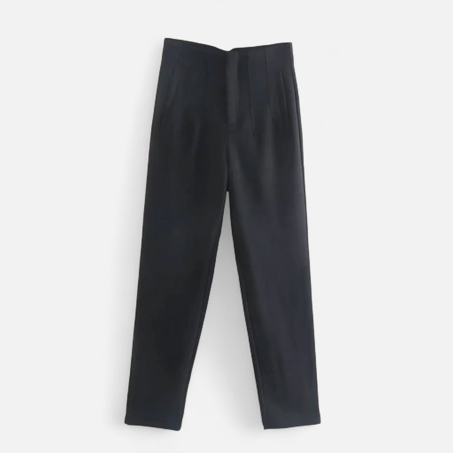 Maison Aurelle Women's High-Waist Pencil Trousers | Premium Fabric Blend, Tailored Fit