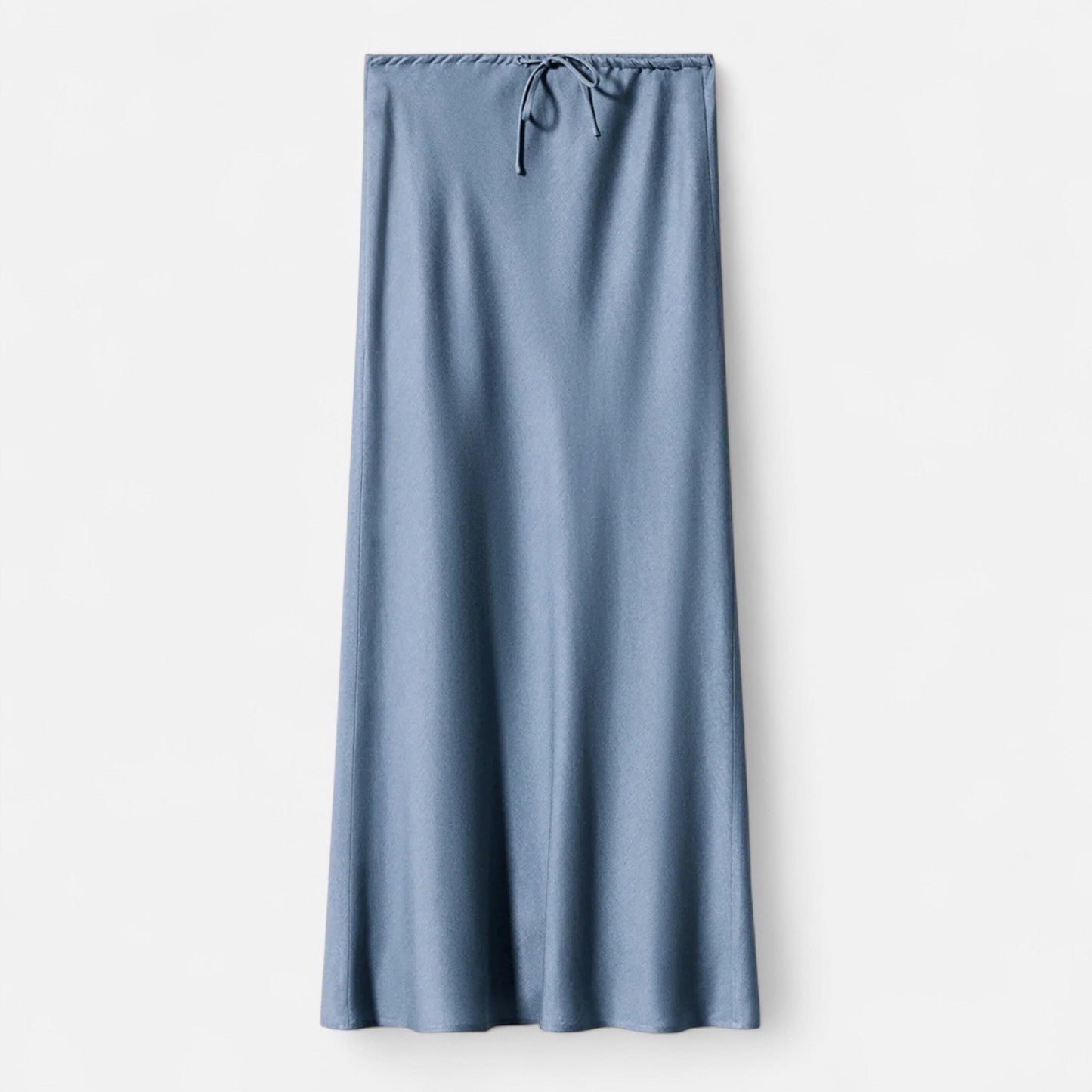 Maison Aurelle Women's Midi Skirt | High-Waist Satin Elegance