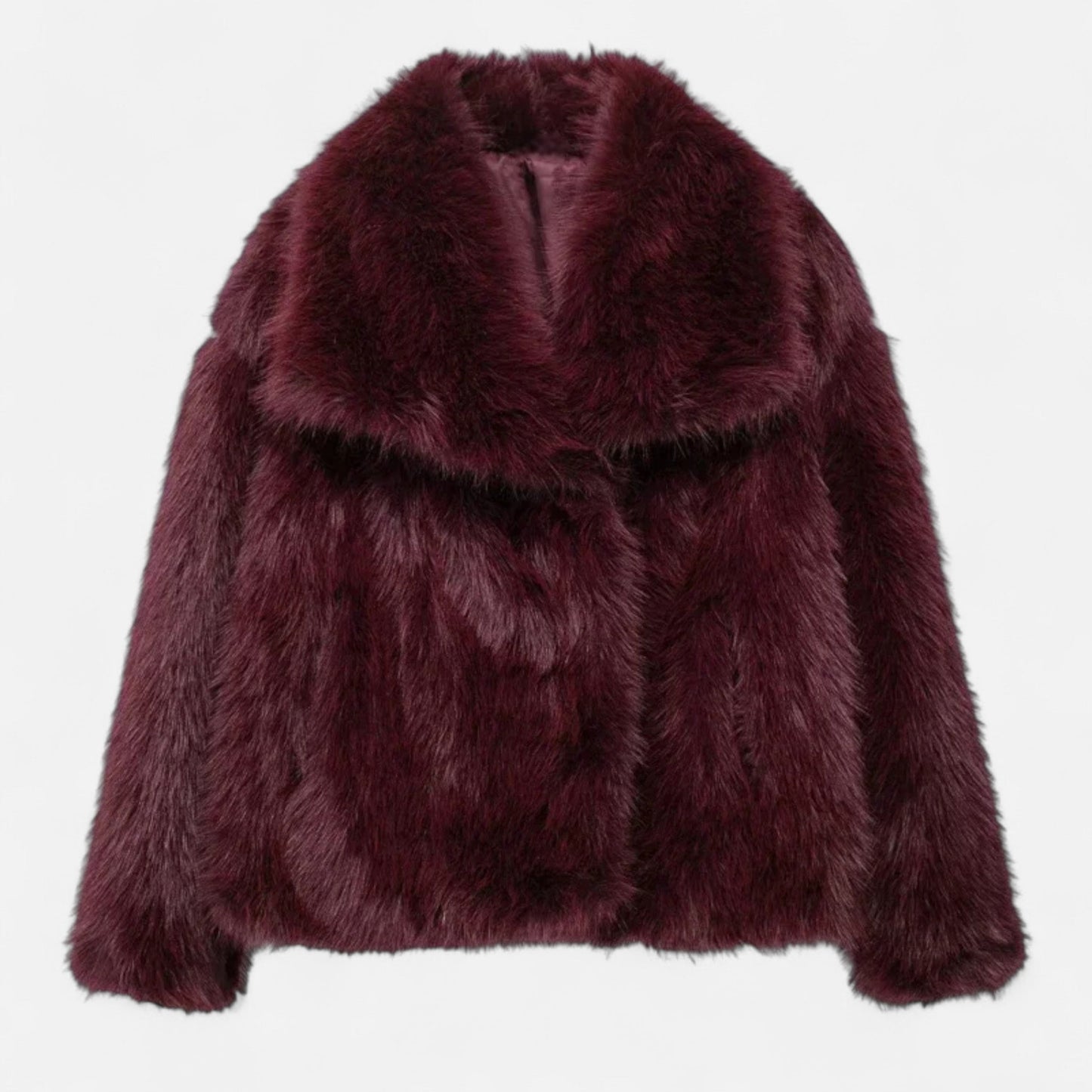 Maison Aurelle Women's Plush Faux Fur Coat | Luxurious Warmth