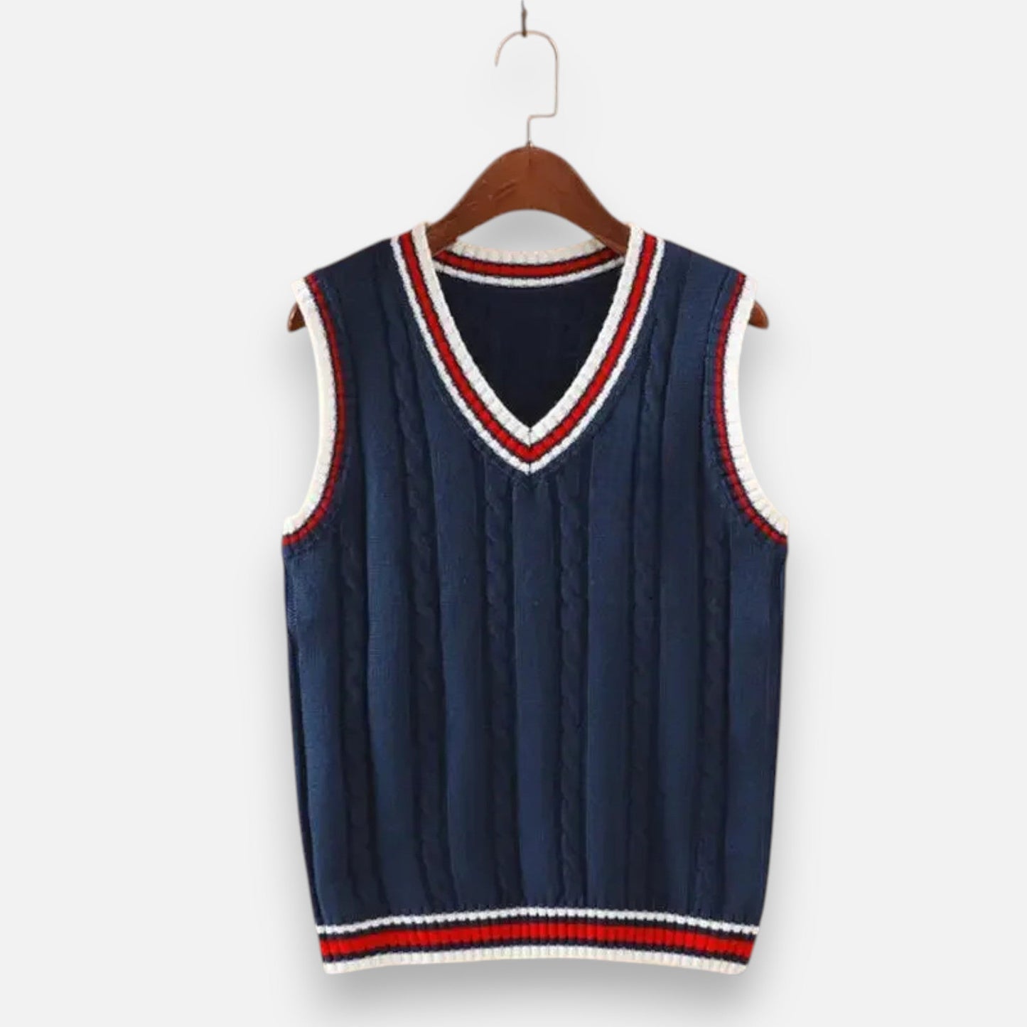 Maison Aurelle Women's Vest | Cozy Wool Blend, Classic V-Neck