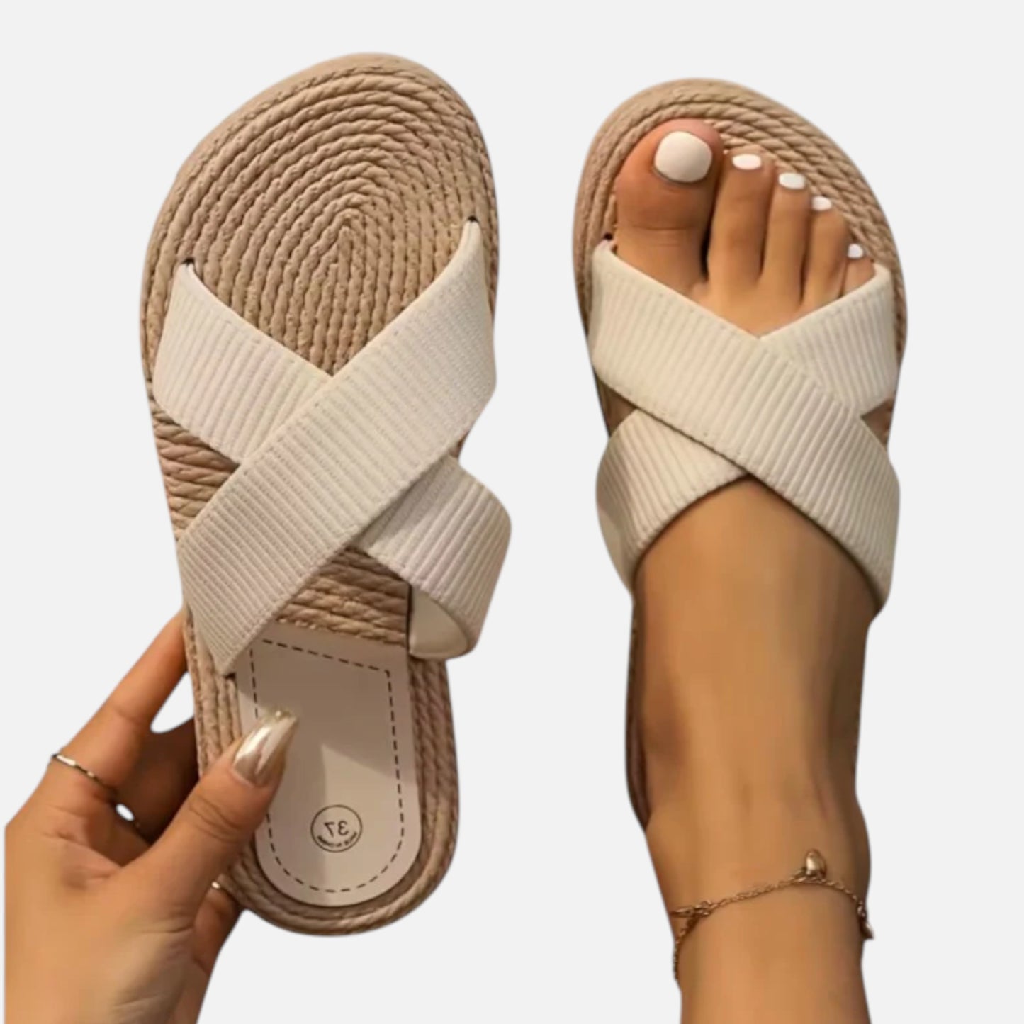 Maison Aurelle | Women’s Summer Slide Sandals – Lightweight Comfort
