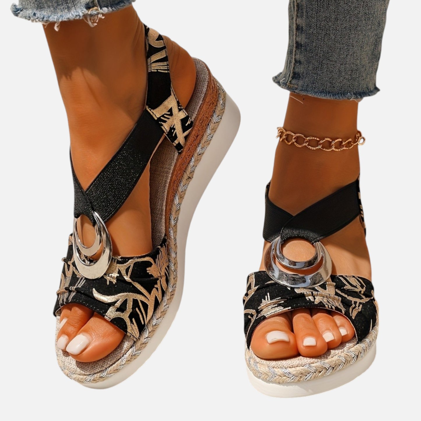 Women’s Rope-Strap Beach Sandals – Lightweight Elegance