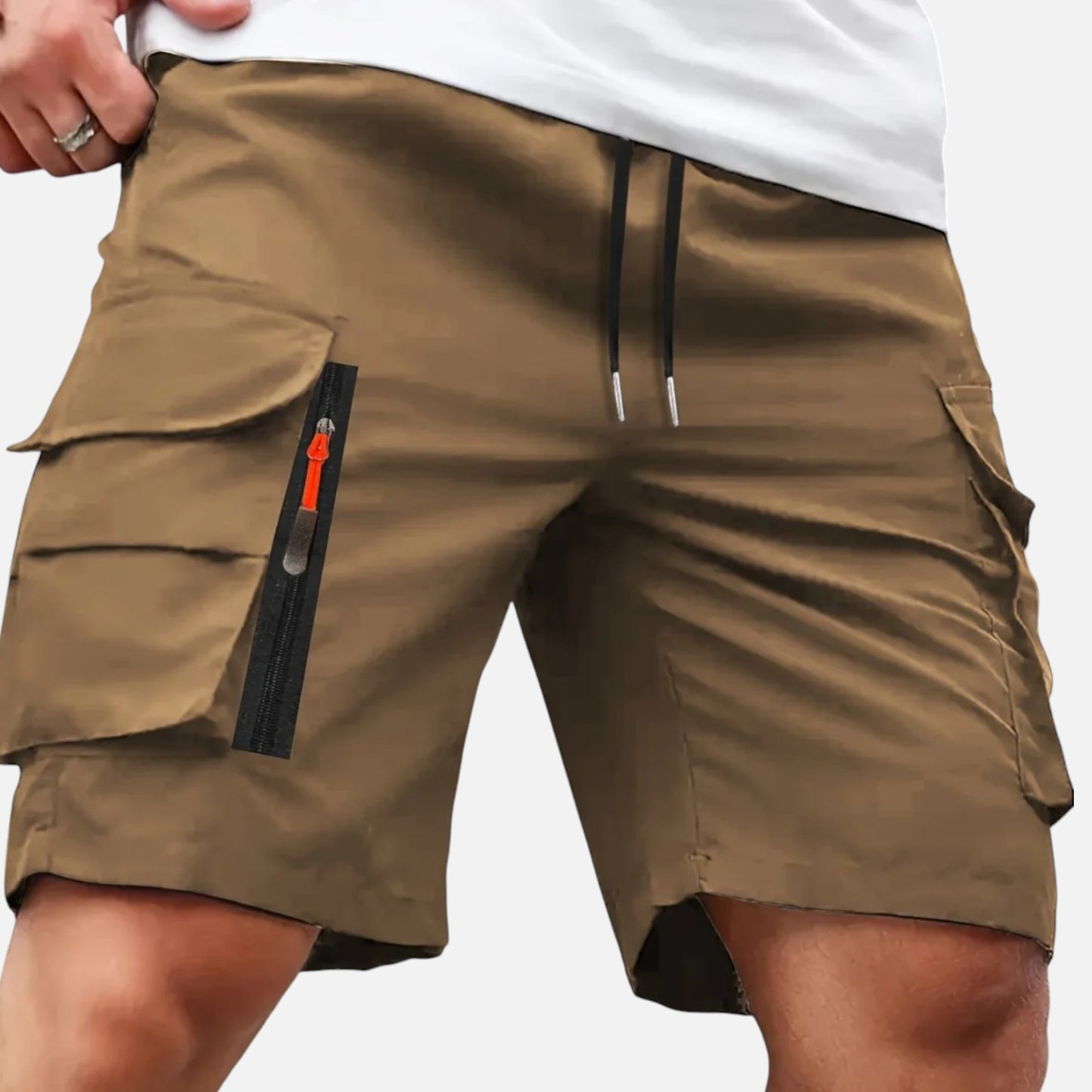Maison Aurelle | Lightweight Cargo Shorts for Men