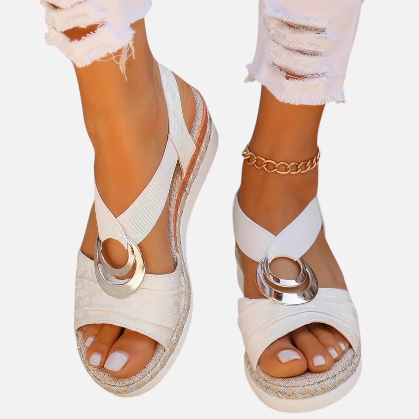 Women’s Rope-Strap Beach Sandals – Lightweight Elegance