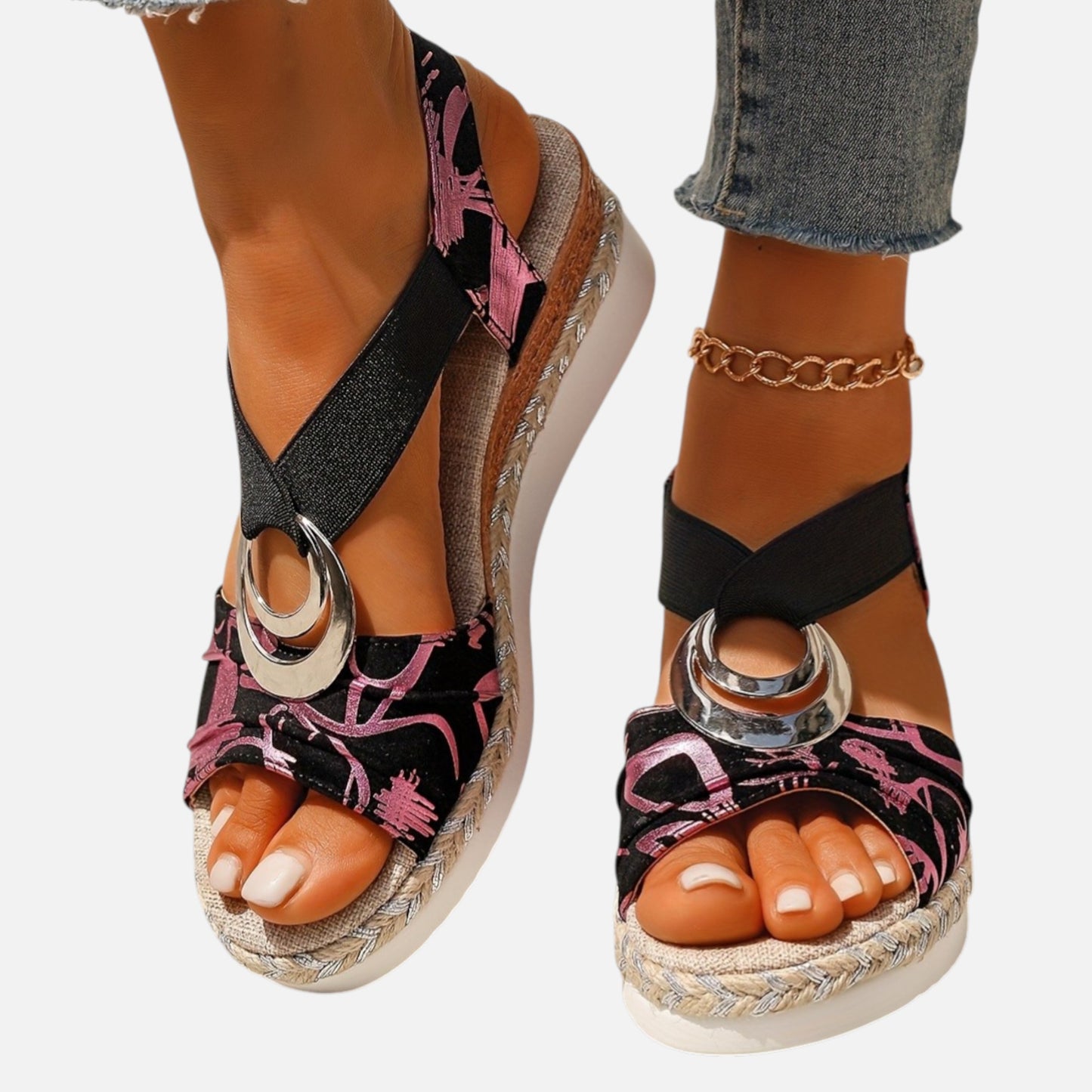 Women’s Rope-Strap Beach Sandals – Lightweight Elegance