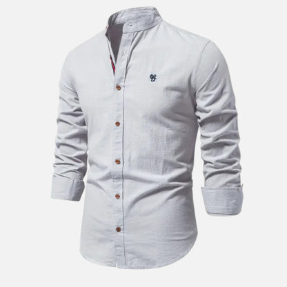 Maison Aurelle | Men’s Button-Up Shirt Slim Fit Premium Fabric Top