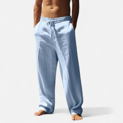 Relaxed Linen Style Trousers for Men