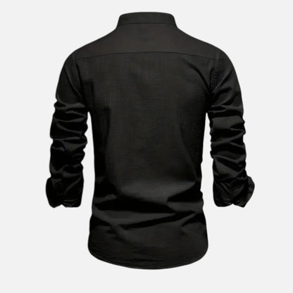 Maison Aurelle | Men’s Button-Up Shirt Slim Fit Premium Fabric Top