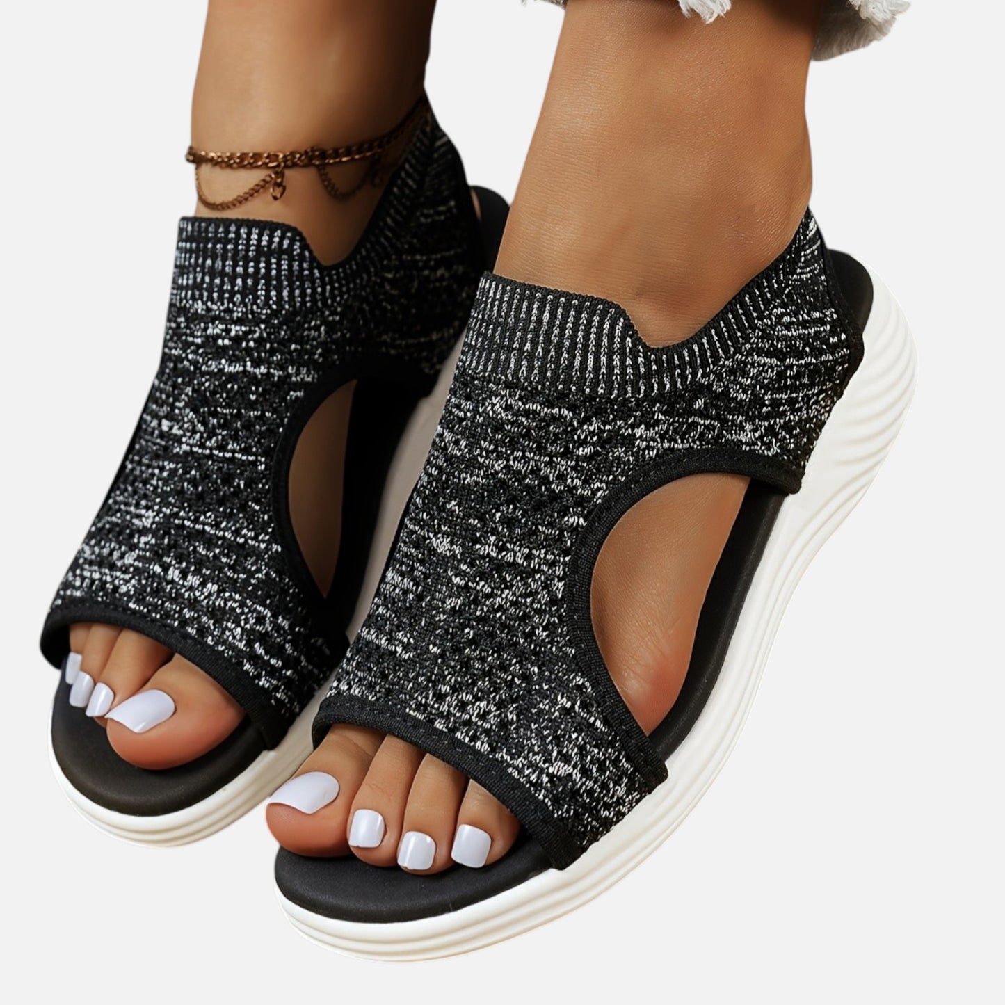 Maison Aurelle | Women’s Slip-On Mesh Sandals – Everyday Versatile Style