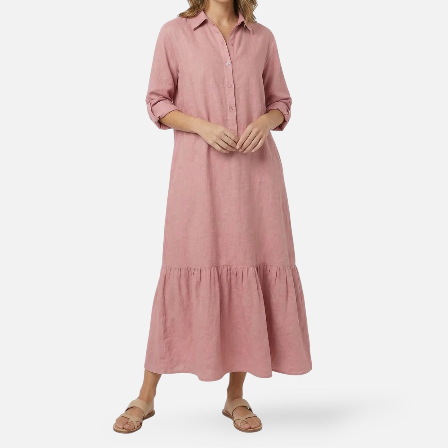 Maison Aurelle | Women’s Cotton Maxi Dress for Spring Summer Events