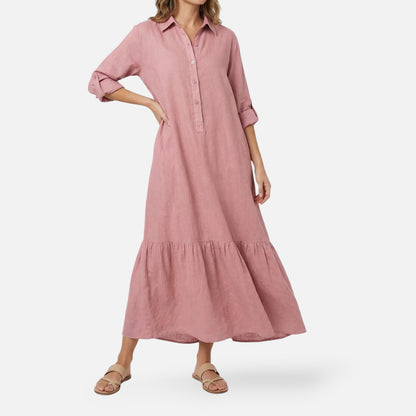 Maison Aurelle | Women’s Cotton Maxi Dress for Spring Summer Events