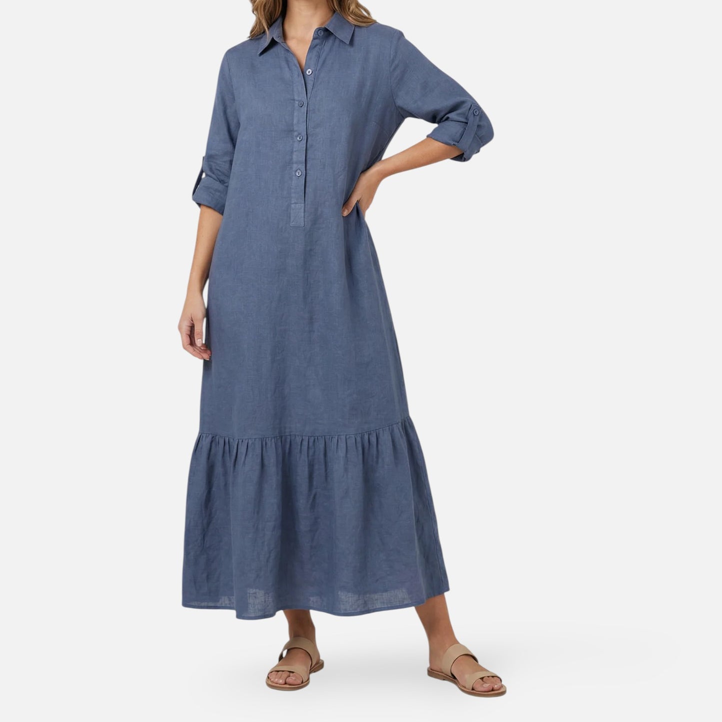 Maison Aurelle | Women’s Cotton Maxi Dress for Spring Summer Events