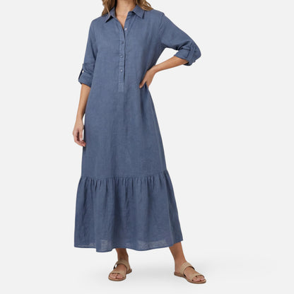 Maison Aurelle | Women’s Cotton Maxi Dress for Spring Summer Events