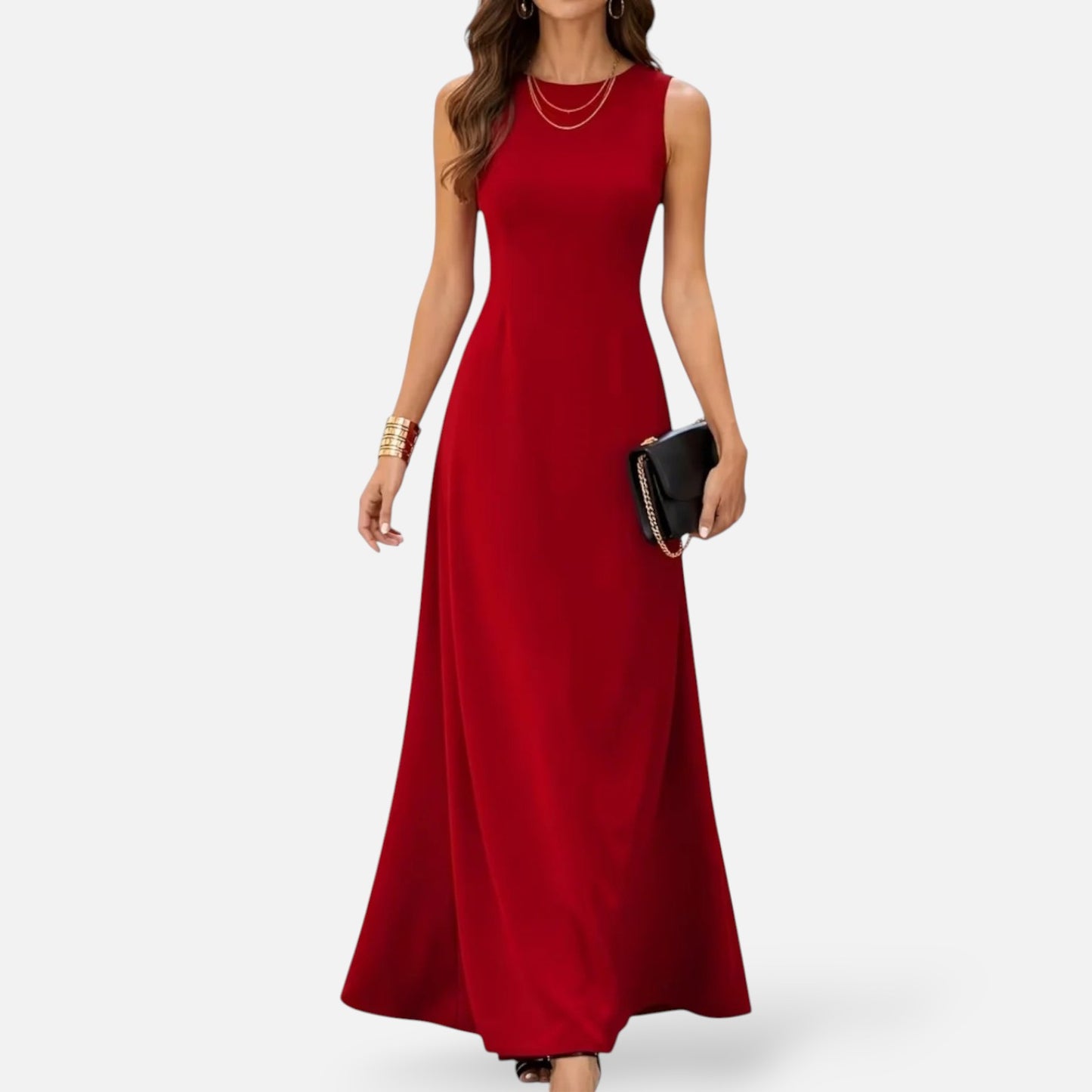 Maison Aurelle | Women’s Elegant Long Maxi Dress Stretch Comfortable Fit