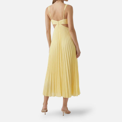 Maison Aurelle | Women’s Pleated Maxi Dress Lightweight Elegant Wear