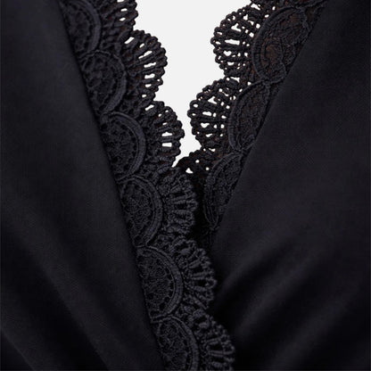 Maison Aurelle | Women’s Lace Sleeve Midi Dress for Formal Events