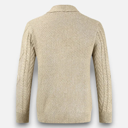 Maison Aurelle | Men’s Wool Cardigan for Spring Layering
