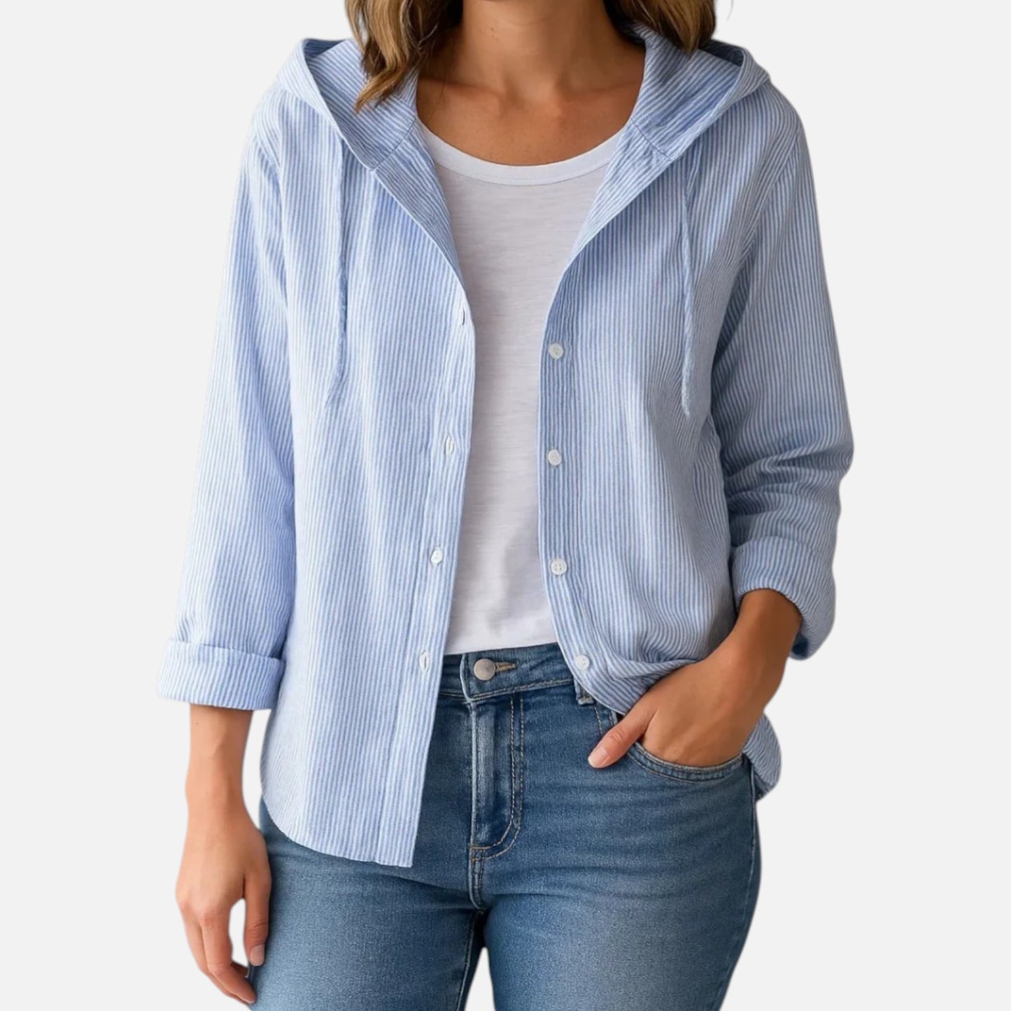 Maison Aurelle | Women’s Linen Blouse for Summer Lightweight Breathable