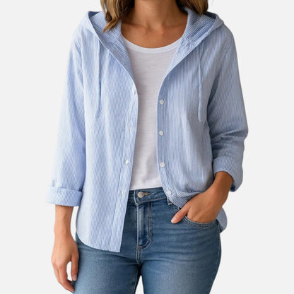 Maison Aurelle | Women’s Linen Blouse for Summer Lightweight Breathable