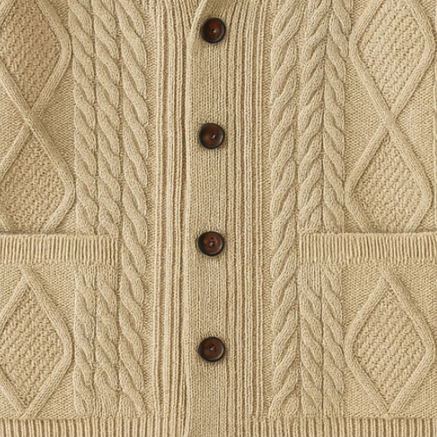 Maison Aurelle | Men’s Wool Cardigan for Spring Layering