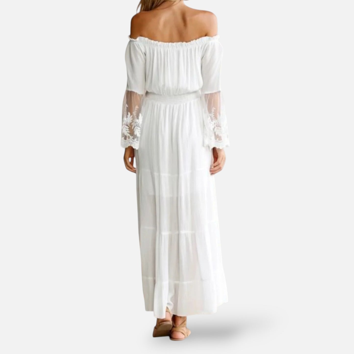 Maison Aurelle | Women’s Off-Shoulder Maxi Dress Elegant Summer Evening