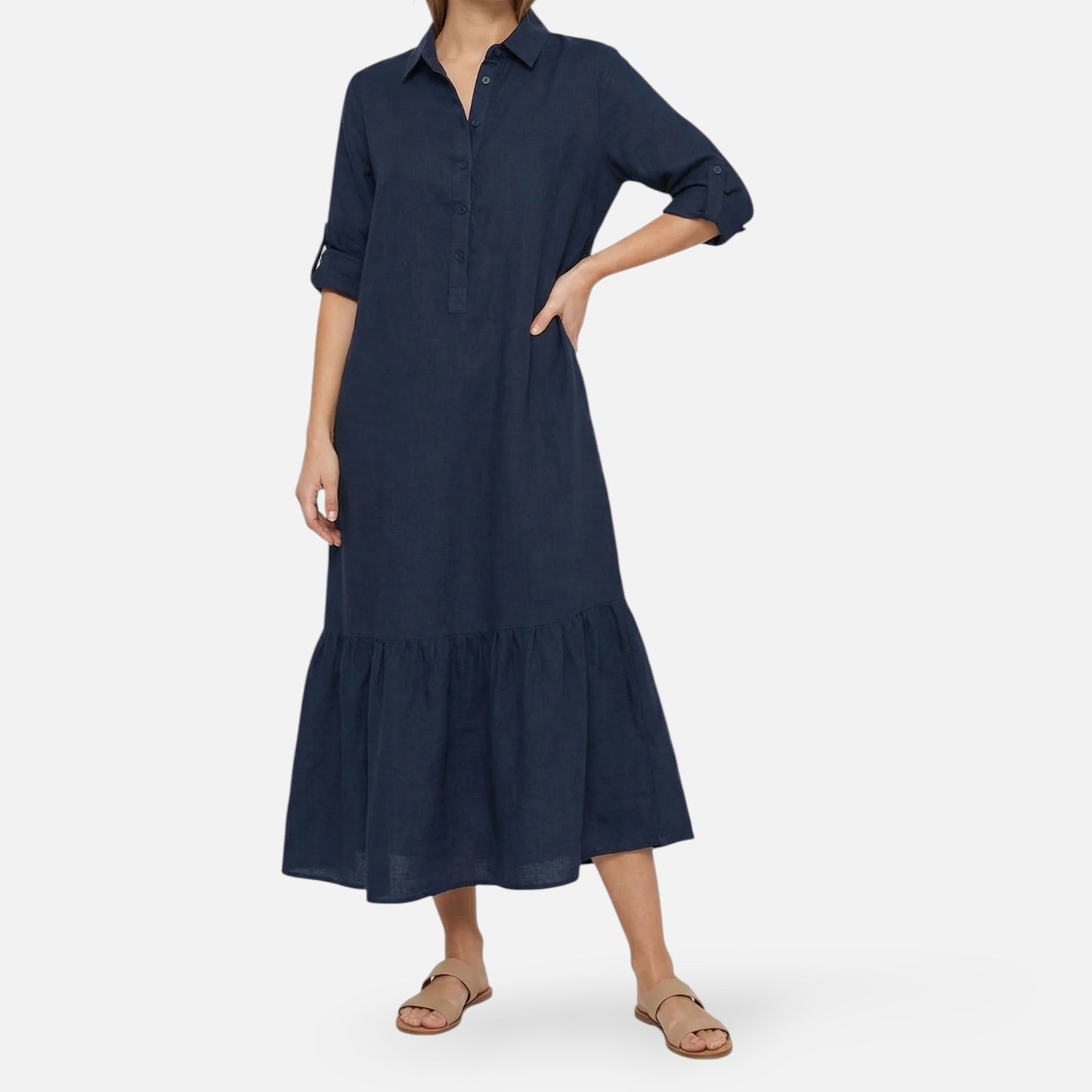 Maison Aurelle | Women’s Cotton Maxi Dress for Spring Summer Events