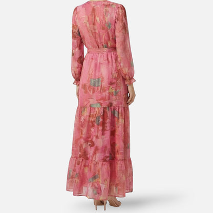 Maison Aurelle | Women’s Elegant Maxi Dress Flowing Tiered Fit
