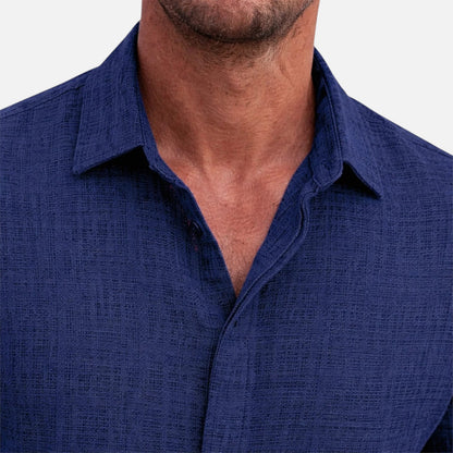 Men’s Linen Shirt for Summer Lightweight Breathable