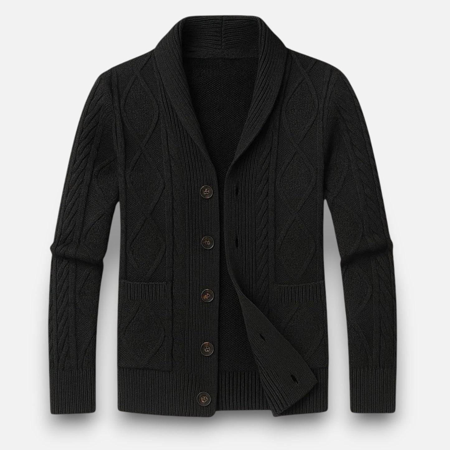 Maison Aurelle | Men’s Wool Cardigan for Spring Layering