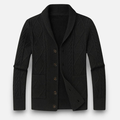 Maison Aurelle | Men’s Wool Cardigan for Spring Layering