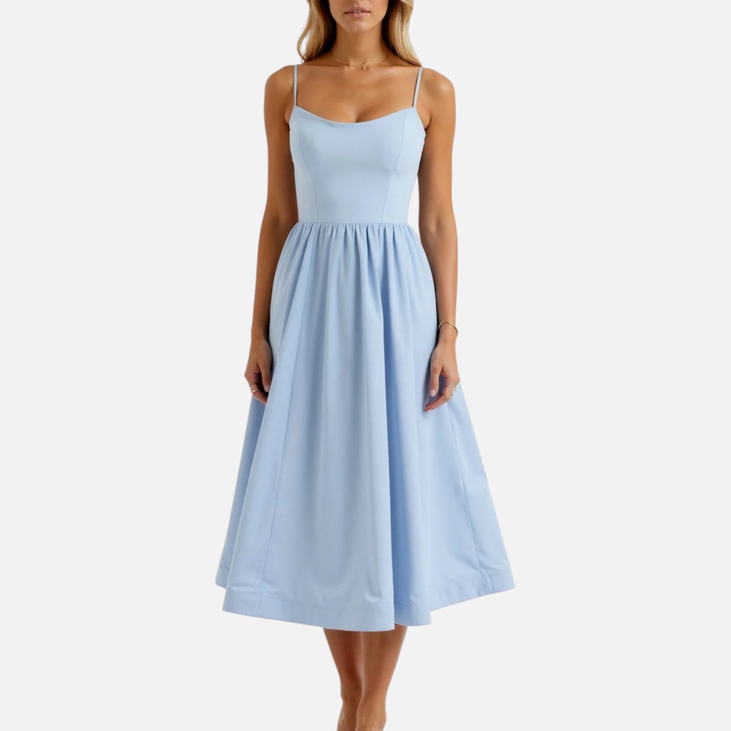 Maison Aurelle | Women’s Flowy Midi Dress – Graceful Fit