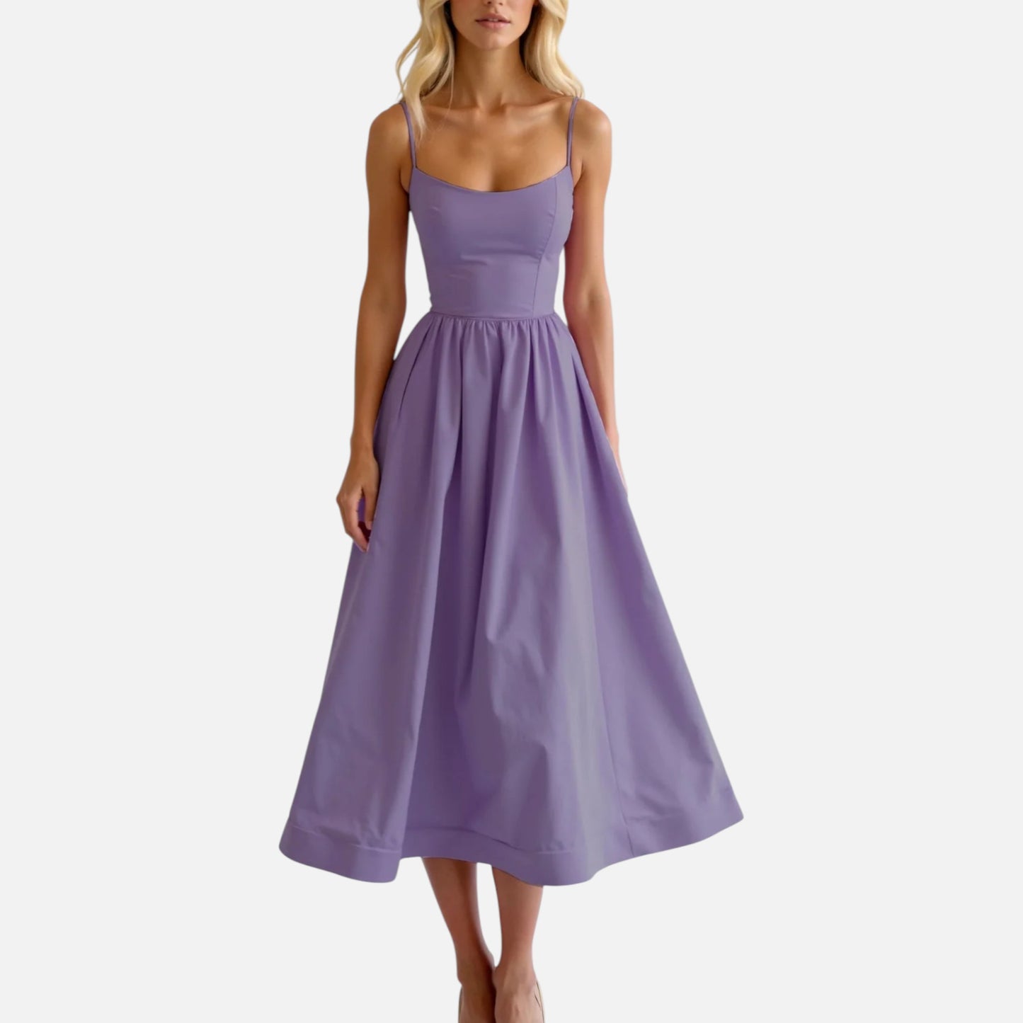 Maison Aurelle | Women’s Flowy Midi Dress – Graceful Fit