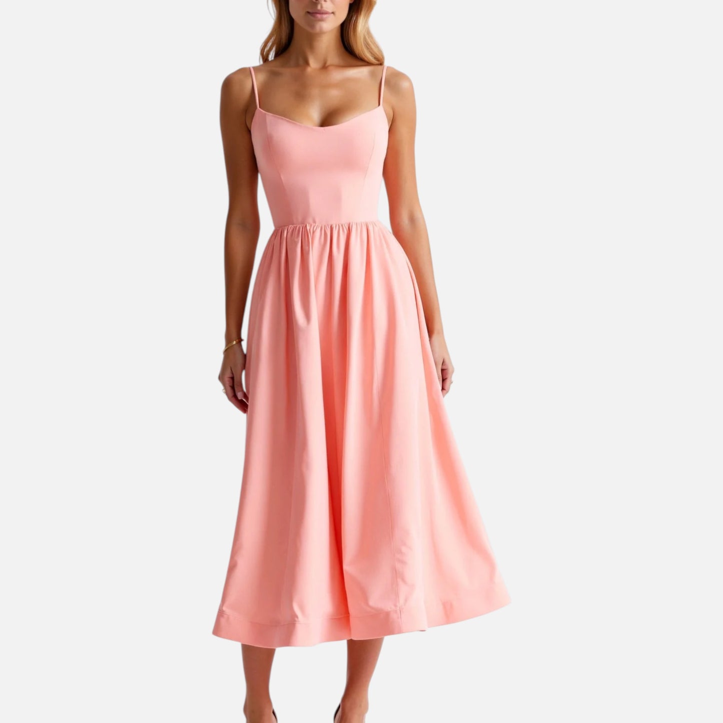 Maison Aurelle | Women’s Flowy Midi Dress – Graceful Fit